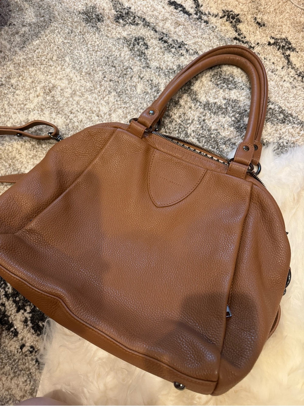 Status Anxiety Force of Being Handbag in Tan
